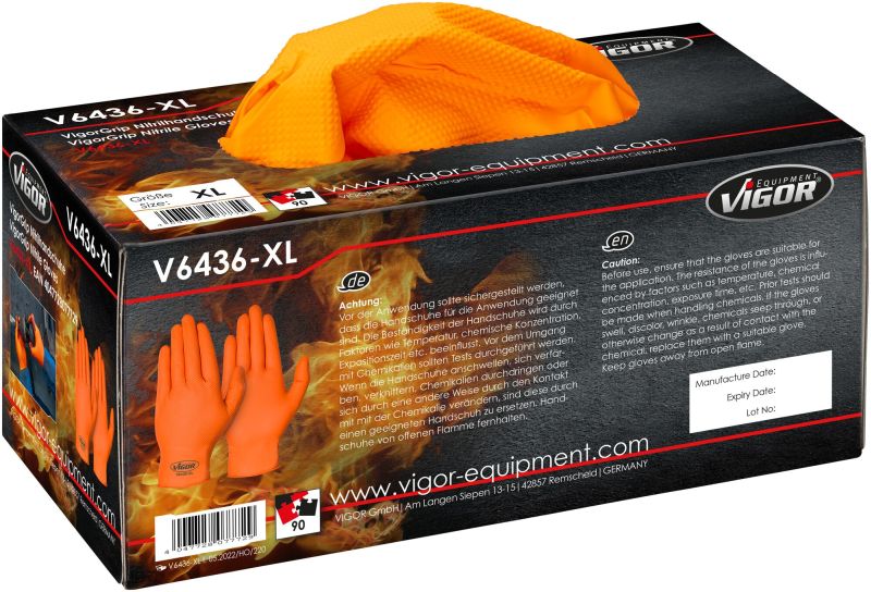 VIGOR Beskyttelseshandsker v6436xl