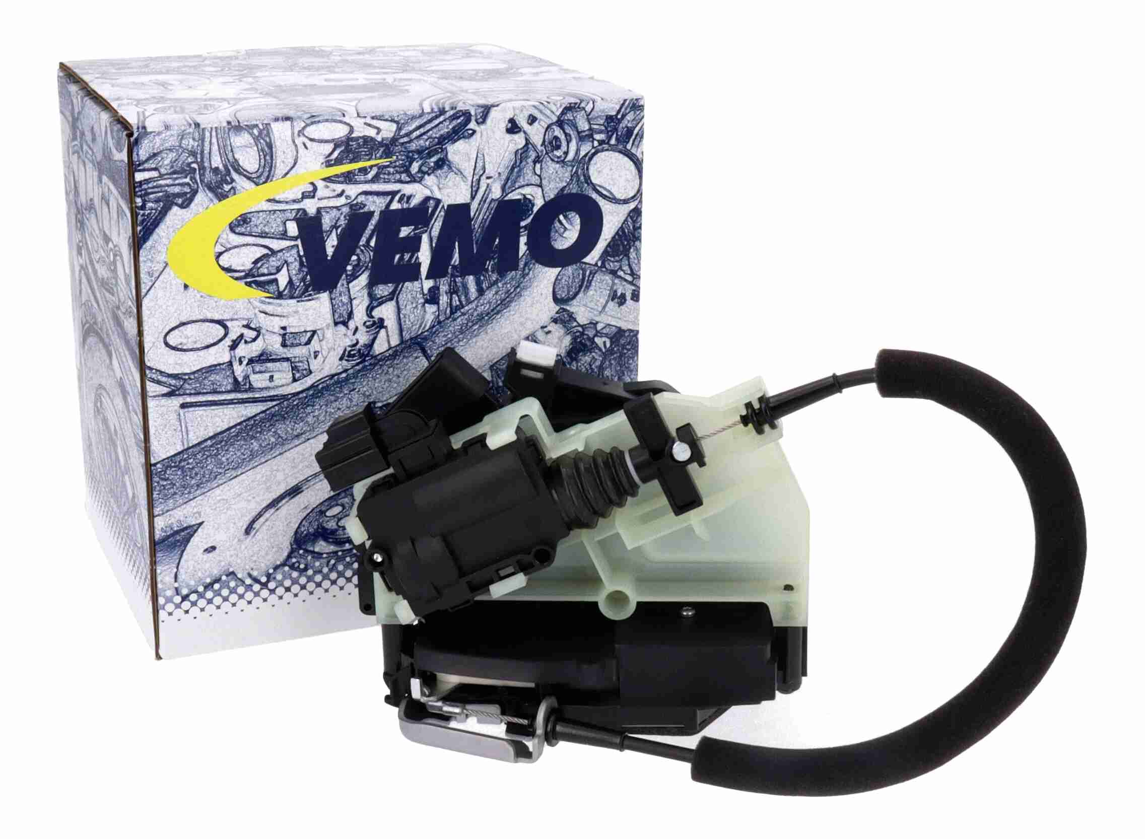 VEMO Bagklaplås v25850067 Bagagerum for FORD