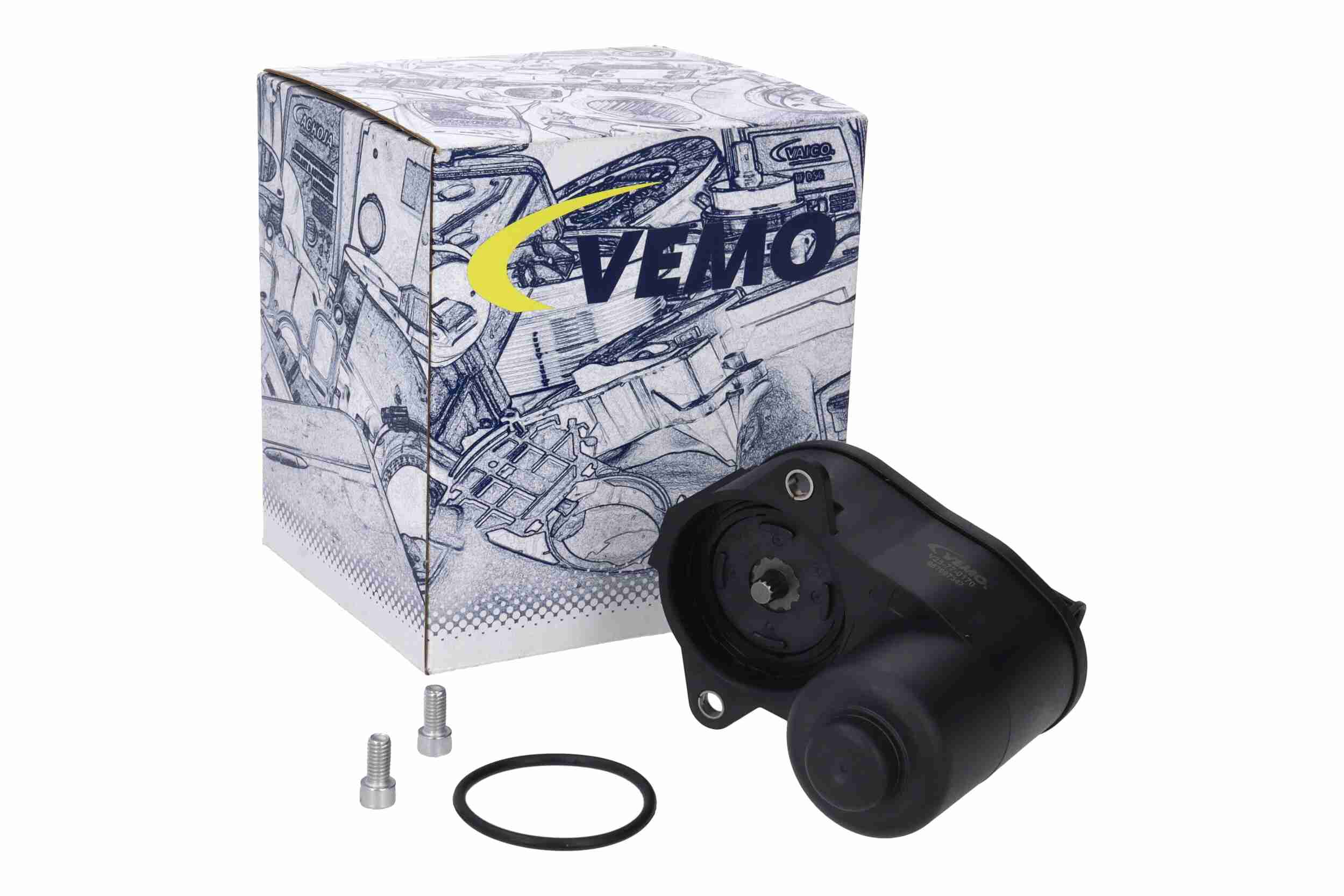 VEMO Servomotor, standbremse kaliber v25770170 Bagaksel på begge sider for FORD