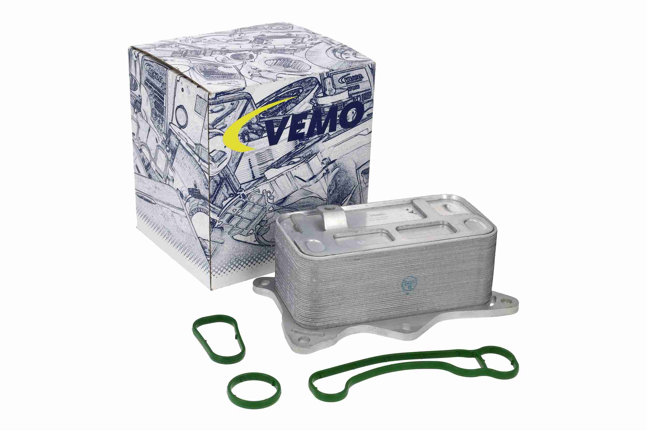 VEMO Oliekøler, motorolie v30600036 for MERCEDES-BENZ