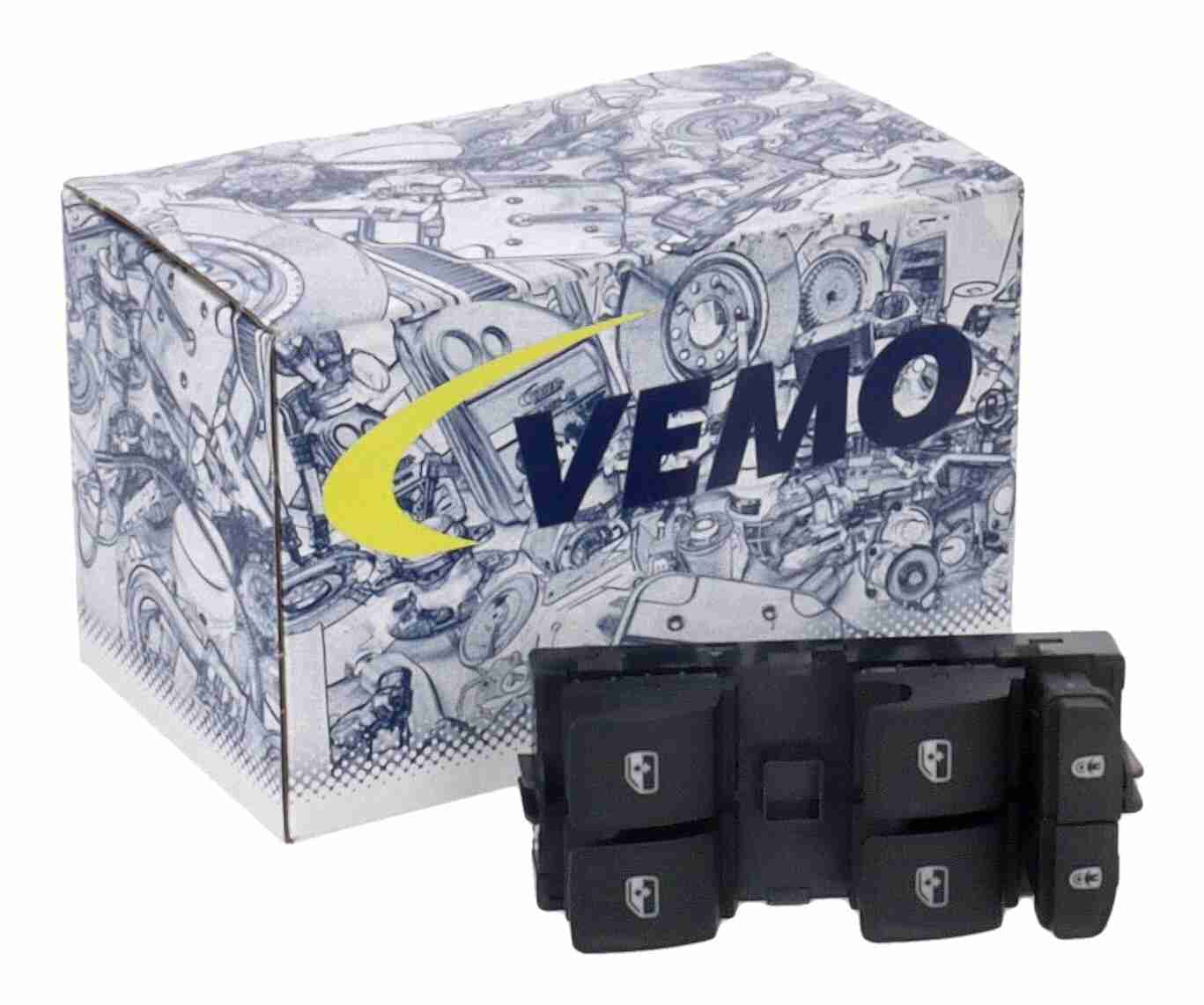 VEMO Kontakt, rudehejs v10730682 foran til venstre for VW