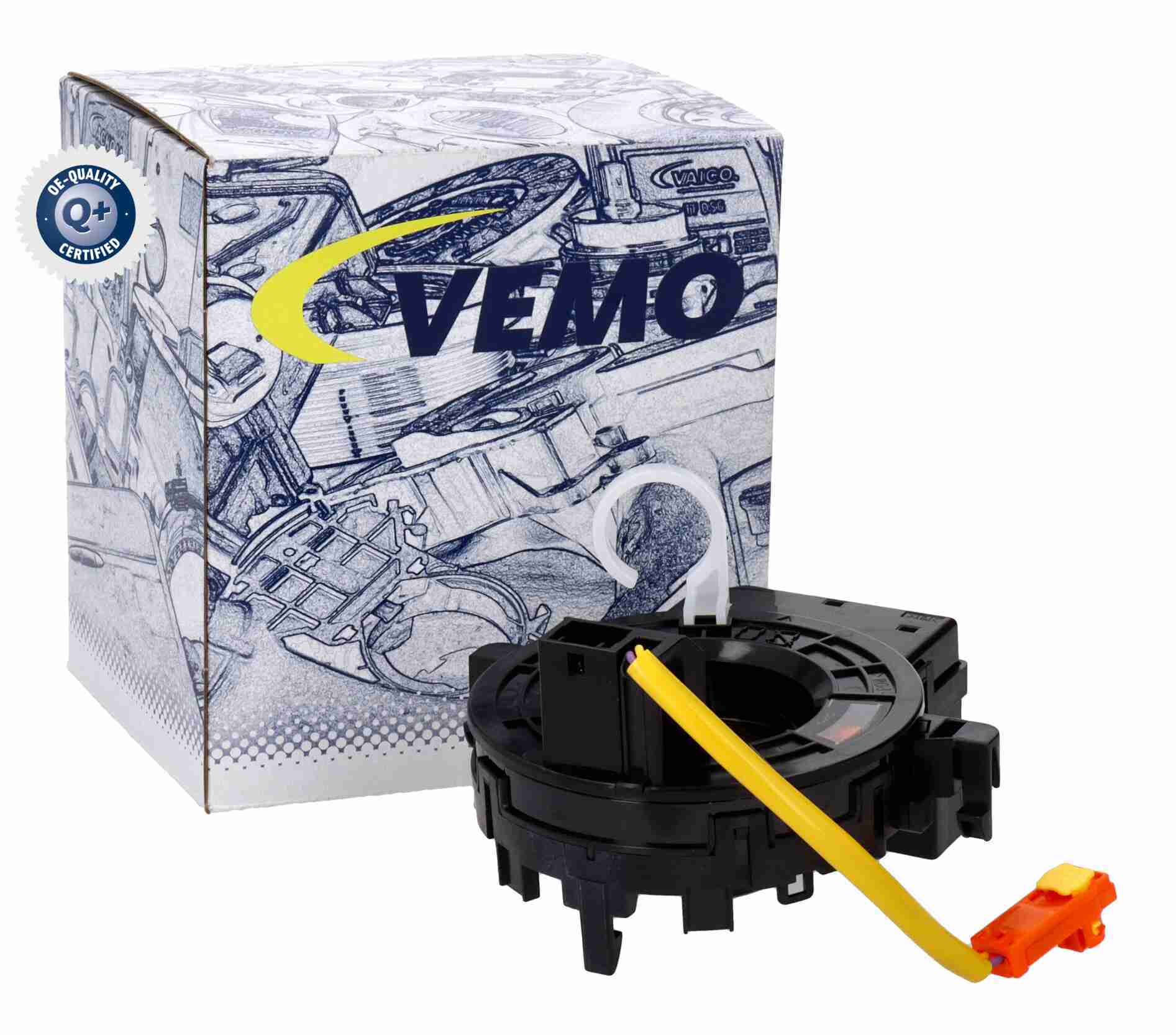 VEMO Vinkelfjeder, Airbag v37720136 for MITSUBISHI