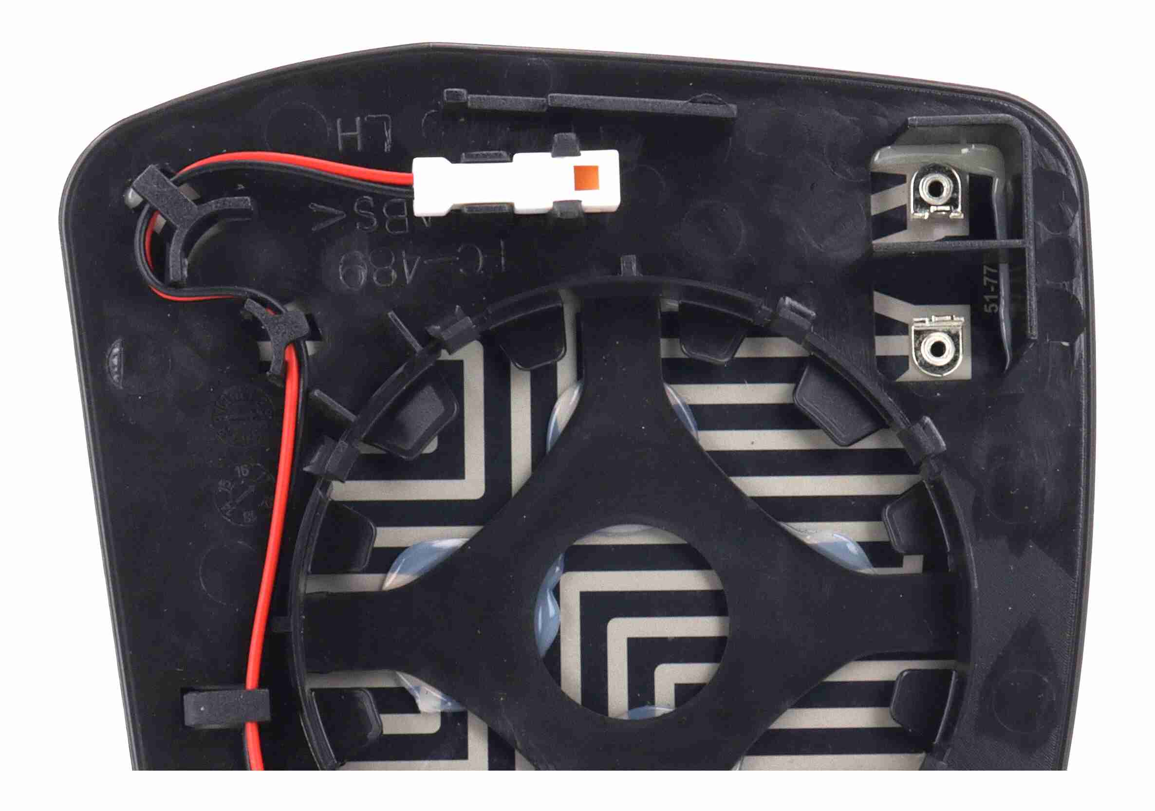 VEMO Spejlglas, udvendig spejl V25-69-0019 venstre for FORD
