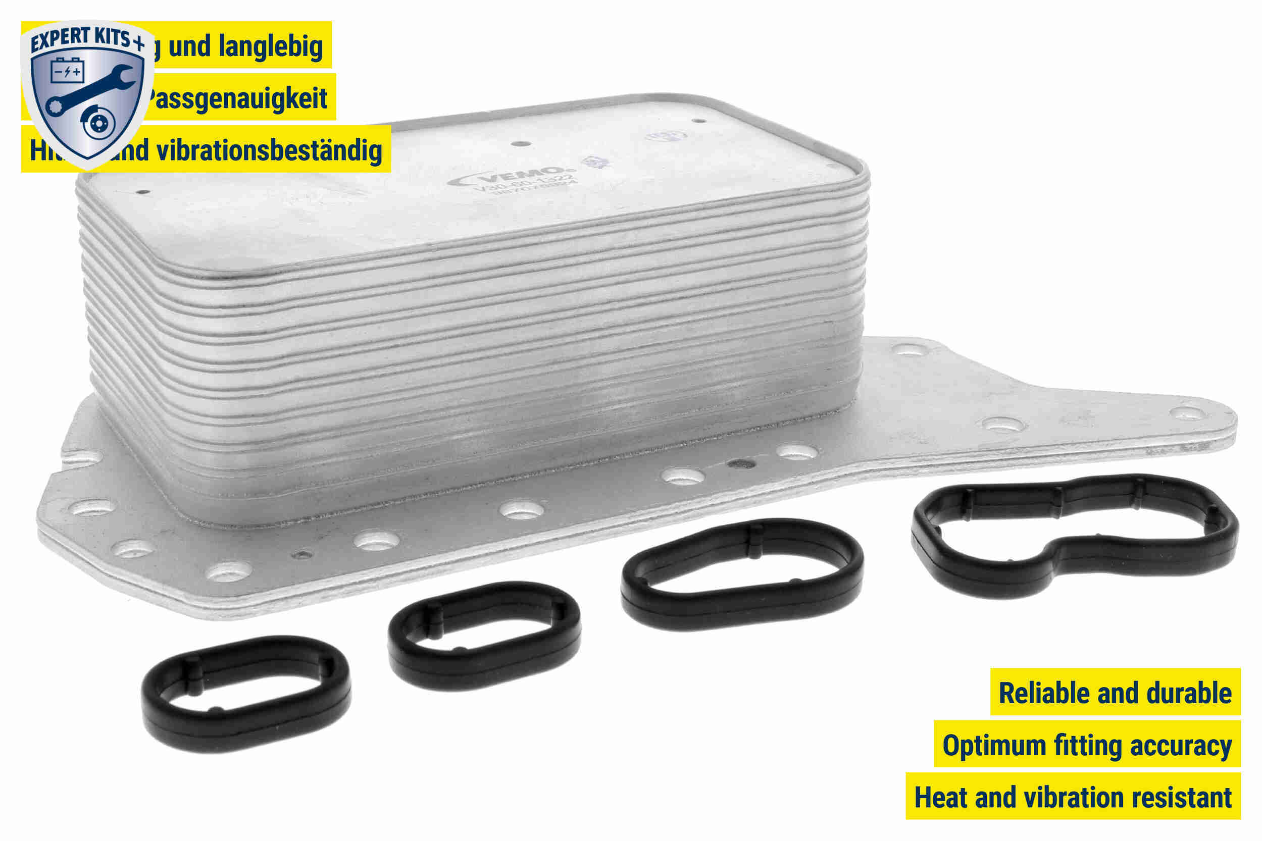 VEMO Oliekøler, motorolie v30601322 for RENAULT VAUXHALL FIAT MERCEDES-BENZ NISSAN