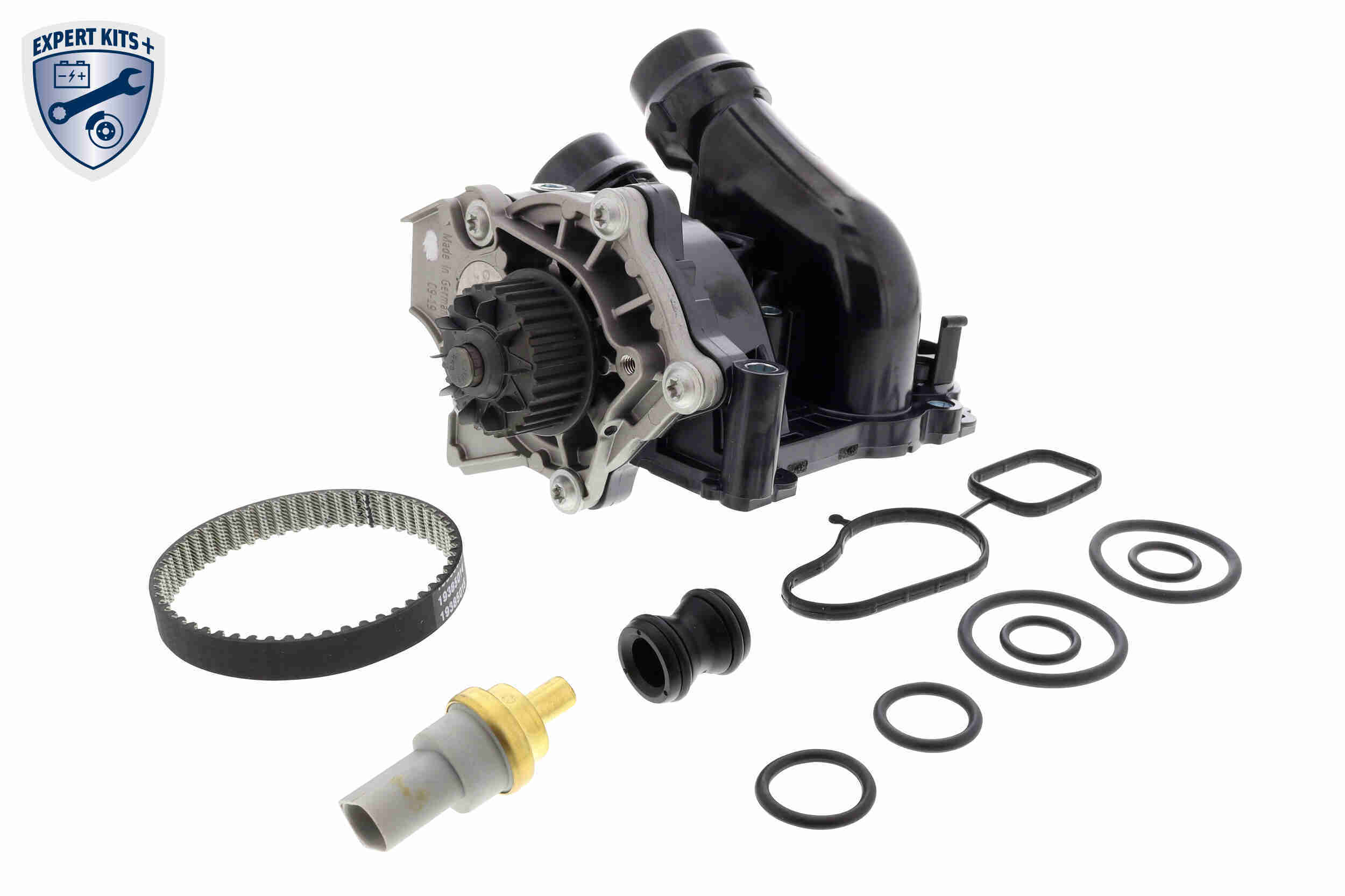 VEMO Vandpumpe + tandremssæt v15992114 for FORD VW VAG CUPRA AUDI SKODA BENTLEY JEEP PORSCHE MERCEDES-BENZ MITSUBISHI STANDARD AUTOMOBILE