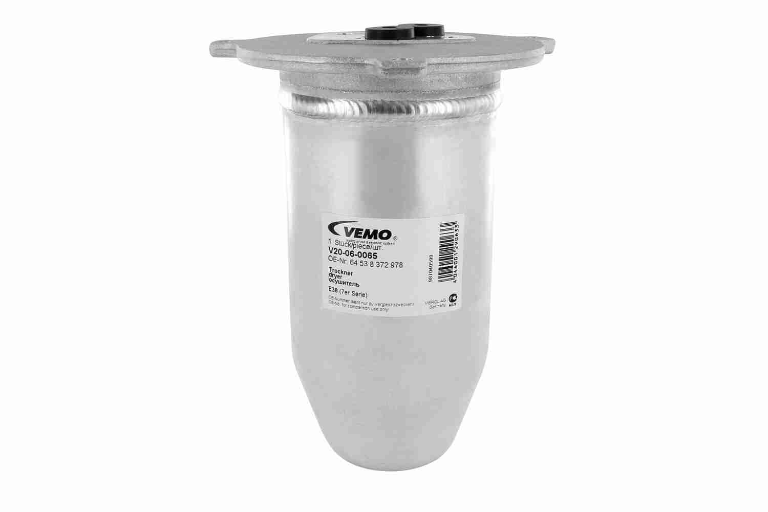 VEMO Tørrer, klimaanlæg v20060065 for BMW