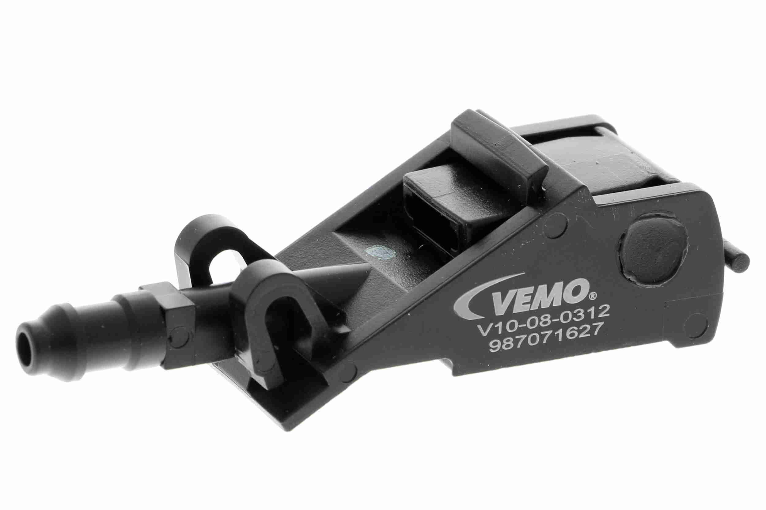 VEMO Vaskedyse, forrudevisker/vasker V10-08-0312 på begge sider for SKODA VW