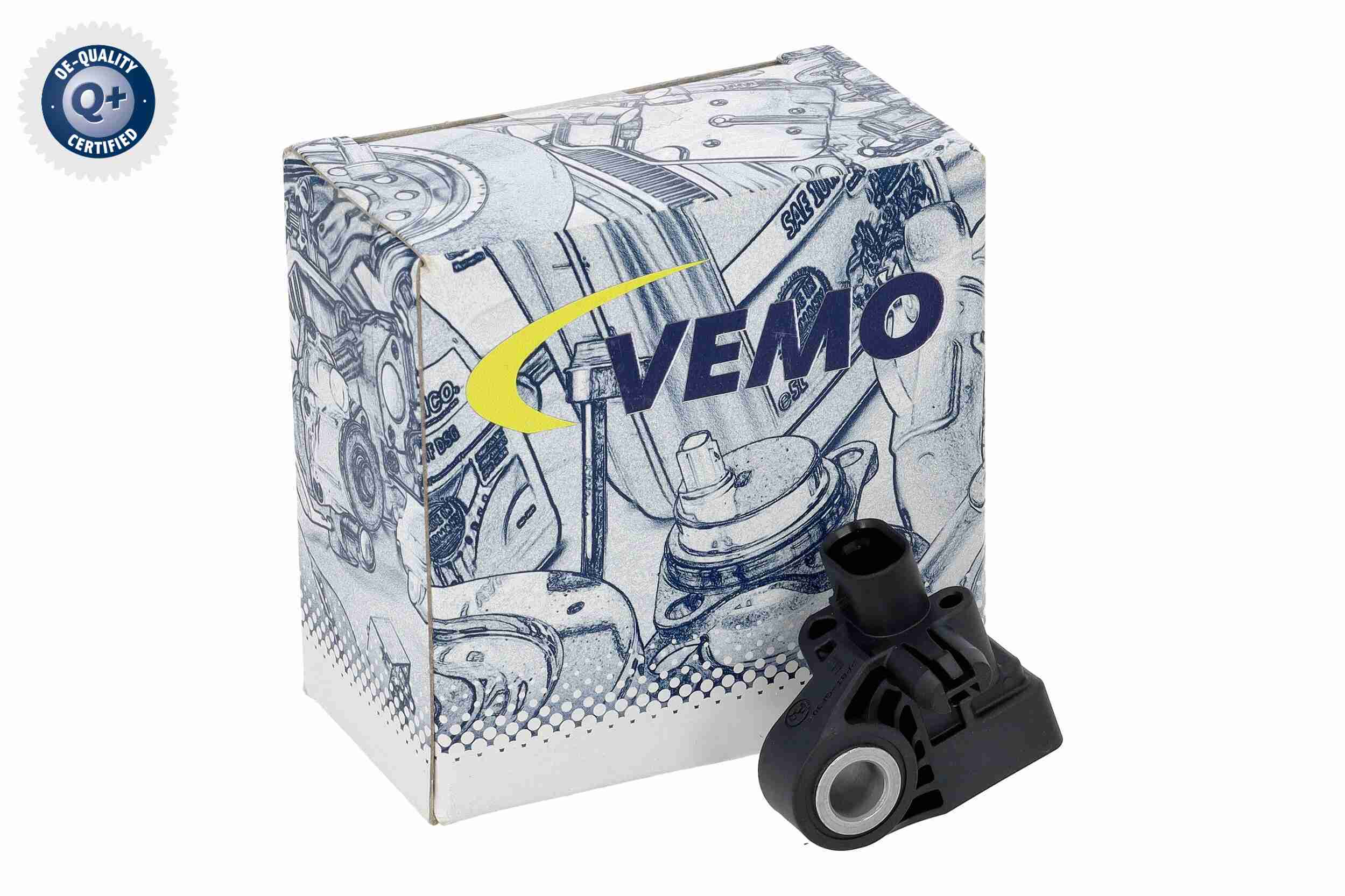 VEMO Sensor, længde- og tværacceleration V52-72-0451 foran for KIA