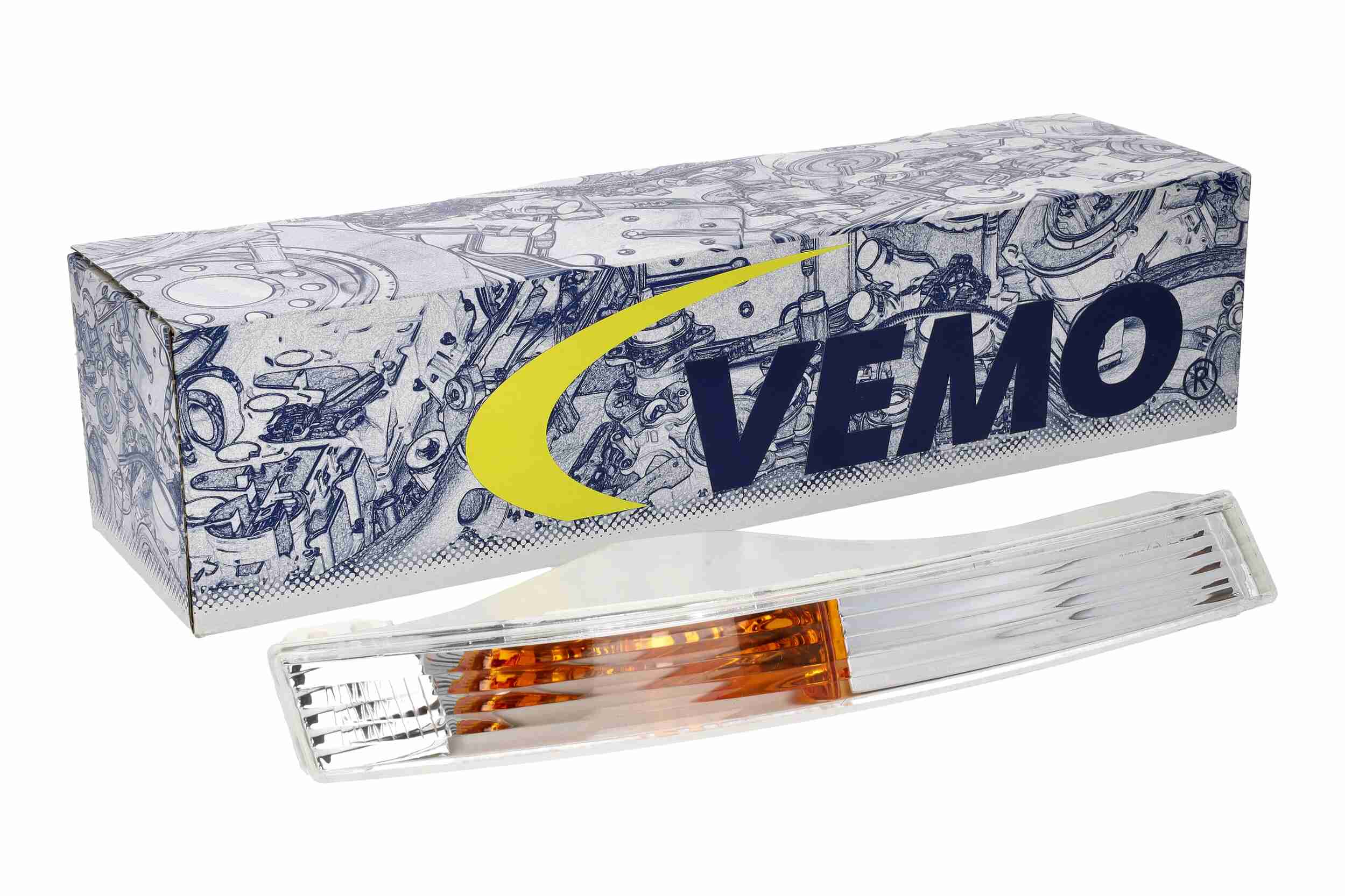 VEMO Ekstrablinklygte V10-84-0018 H21W Kofanger for VAG VW