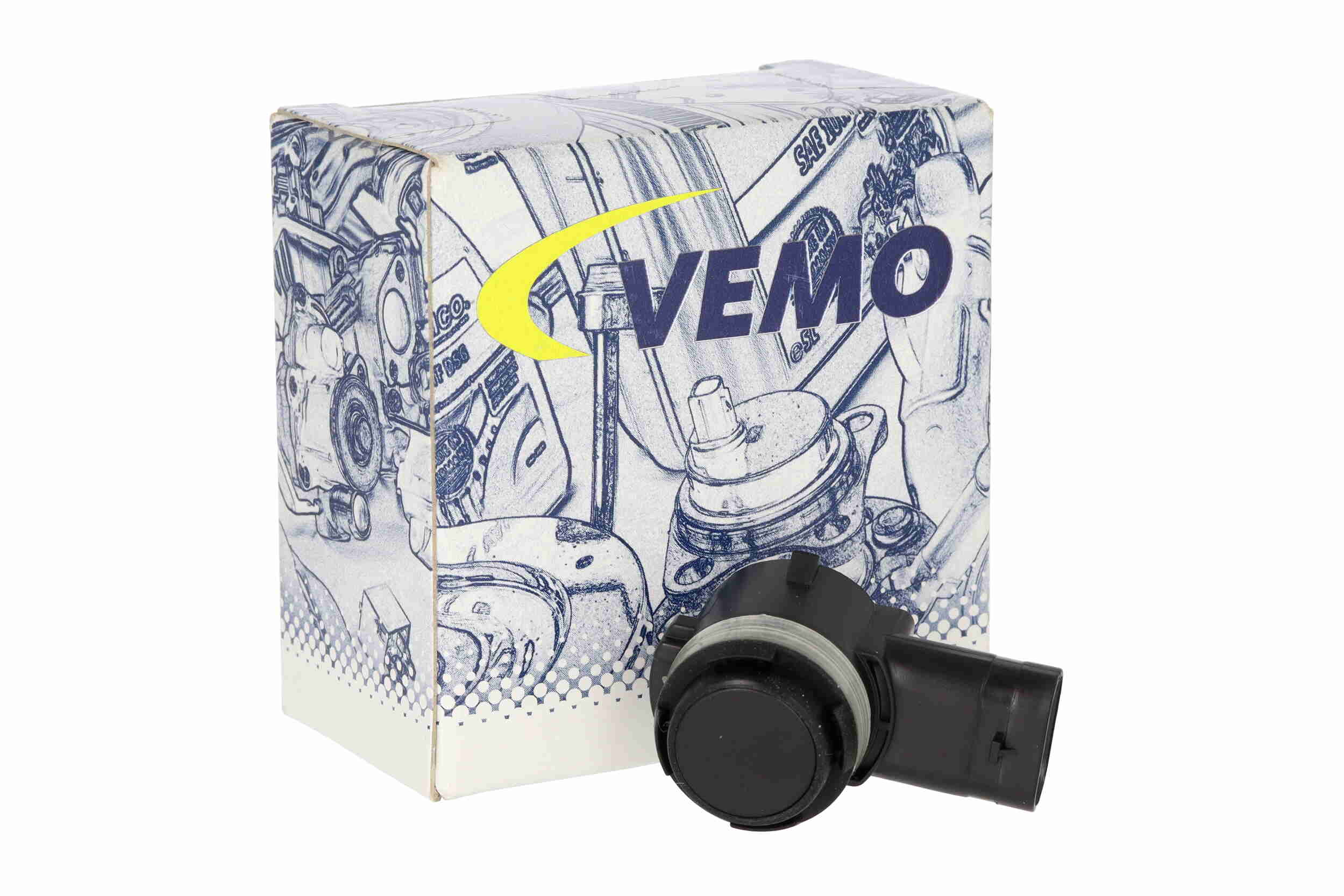 VEMO Sensor, parkeringshjælp v58720043 midten til højre for TESLA