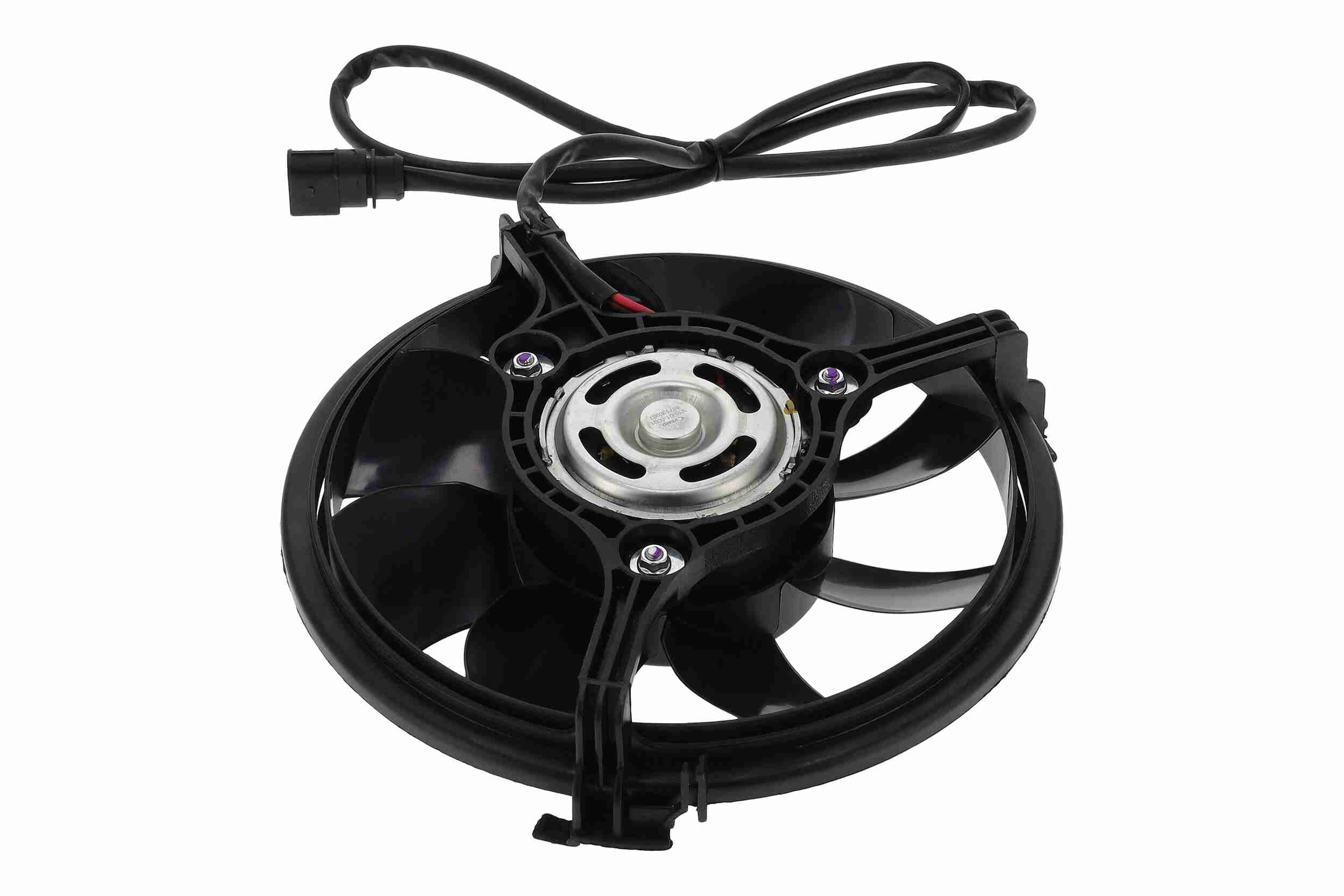 VEMO Ventilator, motorkøling v15010001 bagved køleren for VAG