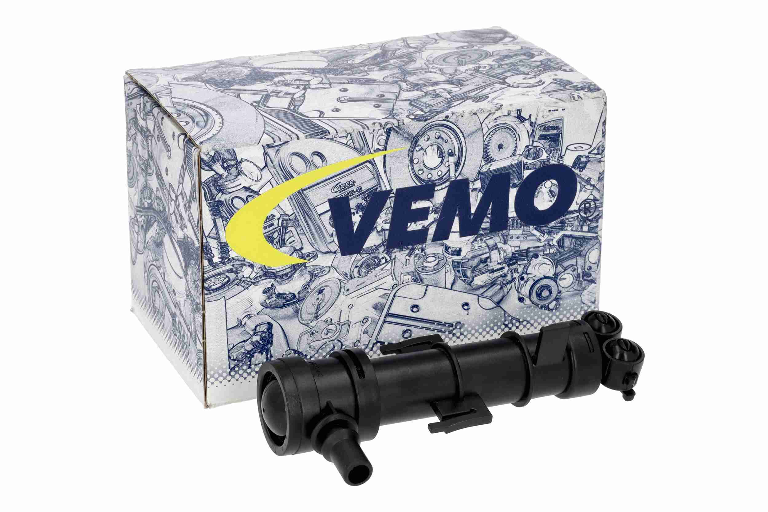 VEMO Vaskedyse, forlygtevisker/vasker v10080036 højre for VW