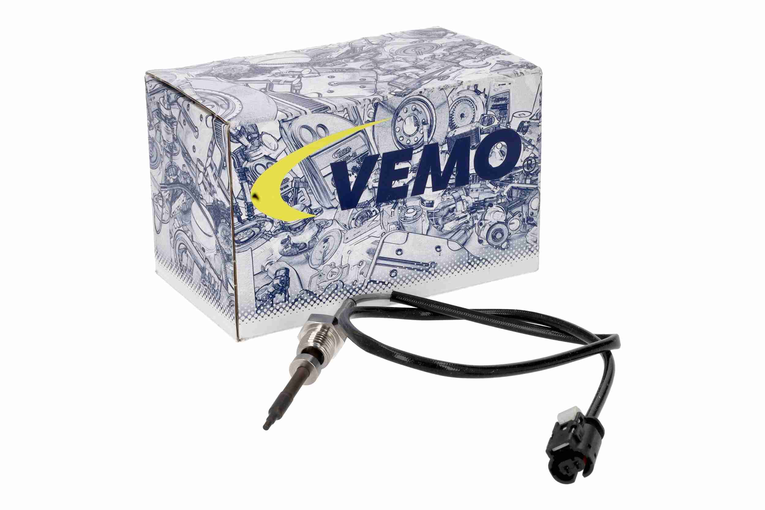 VEMO Sensor, udstødningsgastemperatur v20720277 foran for MINI