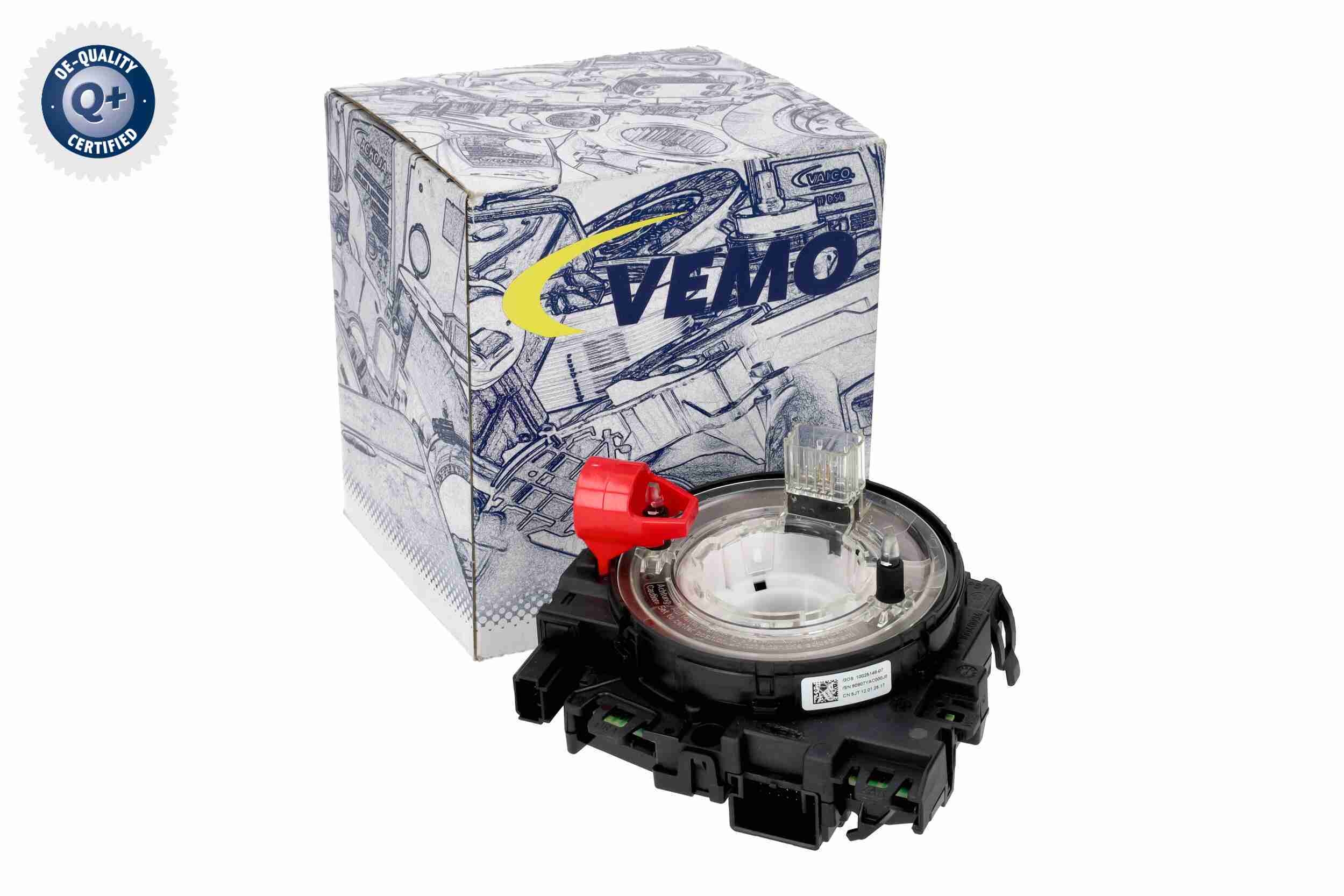VEMO Vinkelfjeder, Airbag v10720873 for VAG VW
