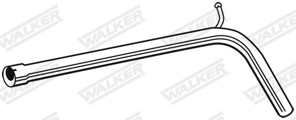 WALKER Udstødningsrør 07004 for VW SKODA SEAT