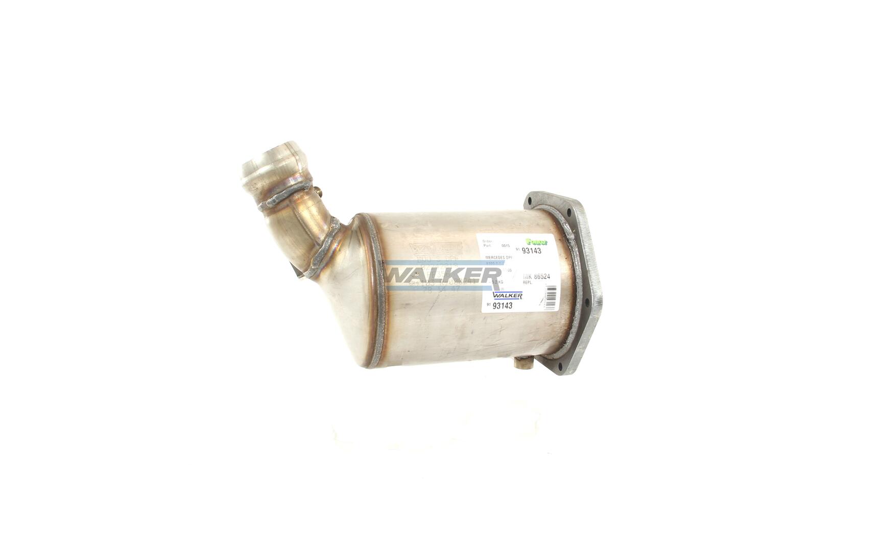 WALKER Sod-/partikelfilter, udstødningssystem 93143 for MERCEDES-BENZ