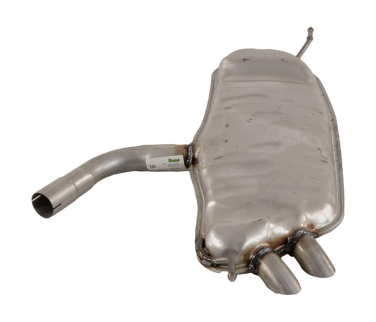 WALKER Bagerste lyddæmper 25077 for VW