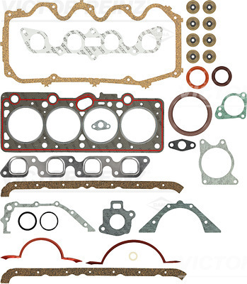 VICTOR REINZ Komplet pakningssæt, motor 012484007 for FORD
