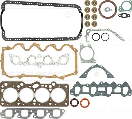 VICTOR REINZ Komplet pakningssæt, motor 012733502 for FORD