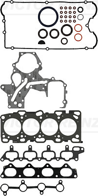 VICTOR REINZ Komplet pakningssæt, motor 015341001 for KIA