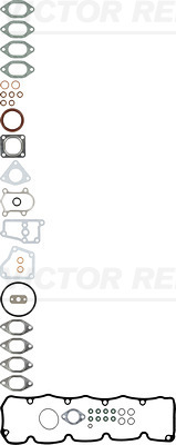 VICTOR REINZ Pakningssæt, topstykke 023395107 for OPEL IVECO