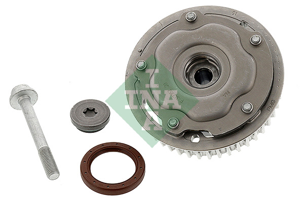 SCHAEFFLER INA Knastaksel-forstiller 427100430 for VAUXHALL GENERAL MOTORS CHEVROLET (SGM) FIAT CHEVROLET SUZUKI