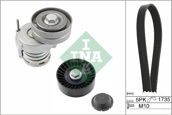 SCHAEFFLER INA Kileremssæt 529050510 for VW (SVW) VW