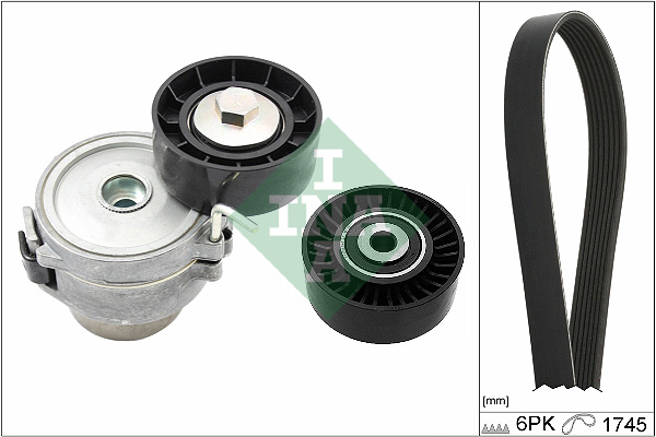 SCHAEFFLER INA Kileremssæt 529051810 for FORD LAND ROVER