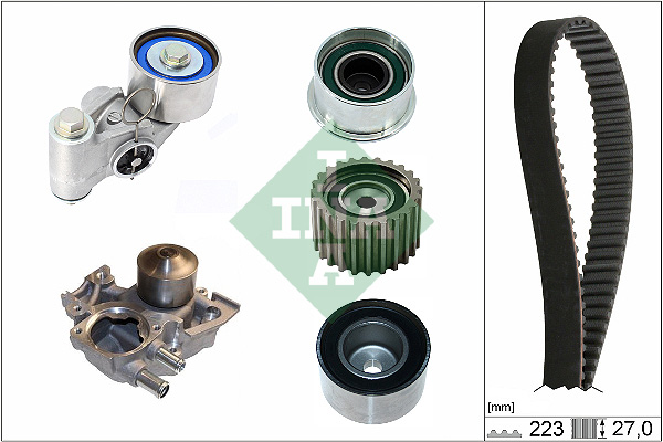 SCHAEFFLER INA Vandpumpe + tandremssæt 530073630 for SUBARU