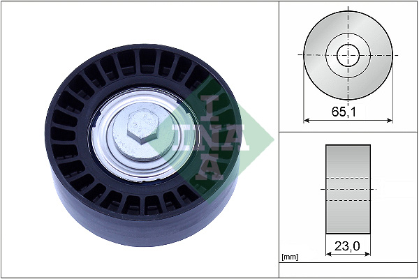 SCHAEFFLER INA Medløberhjul, multi-V-rem 532088210 for FIAT