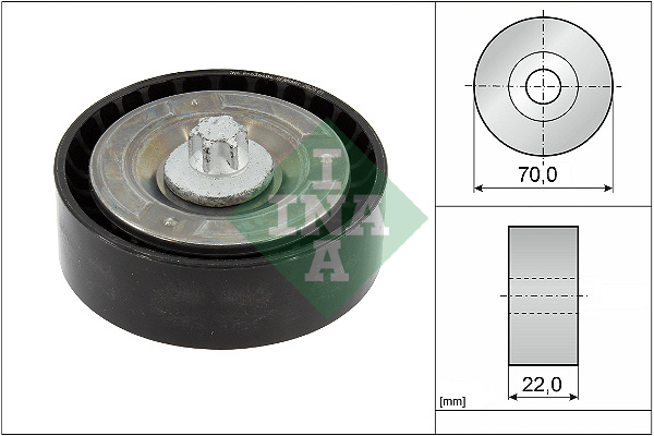 SCHAEFFLER INA Medløberhjul, multi-V-rem 532089510 for MERCEDES-BENZ