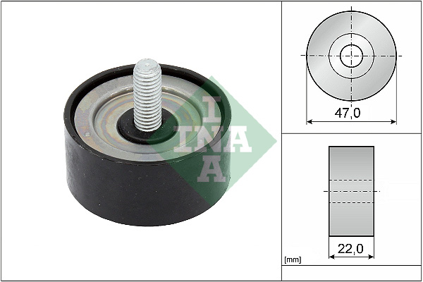 SCHAEFFLER INA Medløberhjul, multi-V-rem 532100110 for MERCEDES-BENZ DACIA