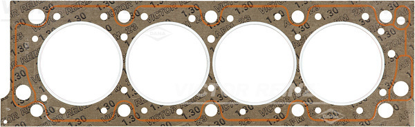 VICTOR REINZ Pakning, topstykke 612541530 for FIAT PEUGEOT