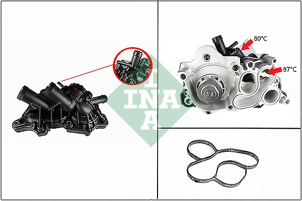 SCHAEFFLER INA Vandpumpe 538088910 for AUDI SEAT VW