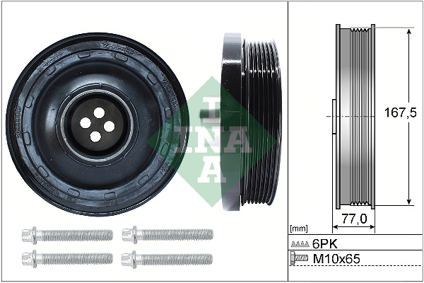 SCHAEFFLER INA Remskive, krumtapaksel 544013720 for MINI