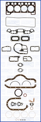 AJUSA Komplet pakningssæt, motor 50023000 for RENAULT