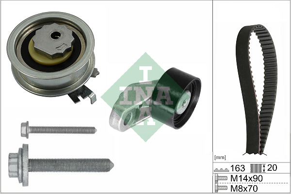 SCHAEFFLER INA Tandremssæt 530084610 for VW