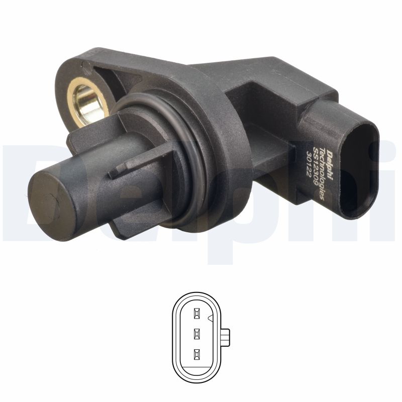 DELPHI Sensor, knastakselposition ss1230912b1 for MERCEDES-BENZ