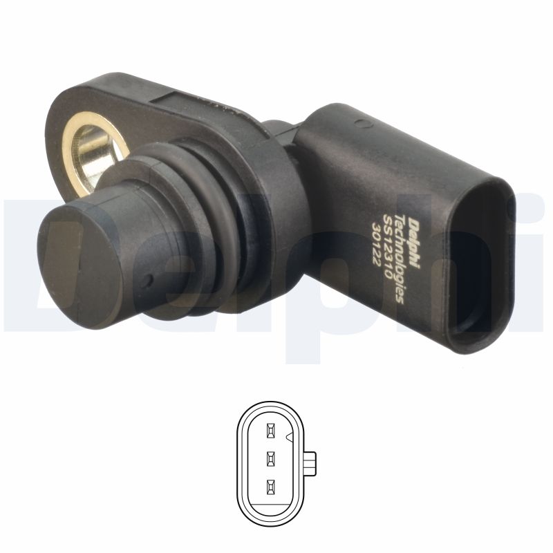 DELPHI Sensor, knastakselposition ss1231012b1 for MERCEDES-BENZ