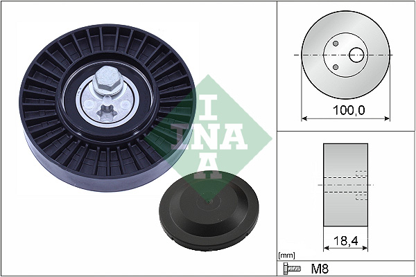 SCHAEFFLER INA Strammehjul, kilerem 531096610 for VW PORSCHE