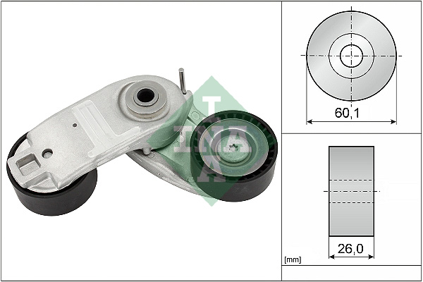 SCHAEFFLER INA Remstrammer, kilerem 534093710 for FORD