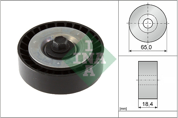 SCHAEFFLER INA Medløberhjul, multi-V-rem 532092810 for FORD