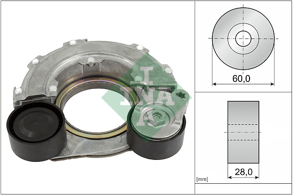 SCHAEFFLER INA Remstrammer, kilerem 534079610 for KIA