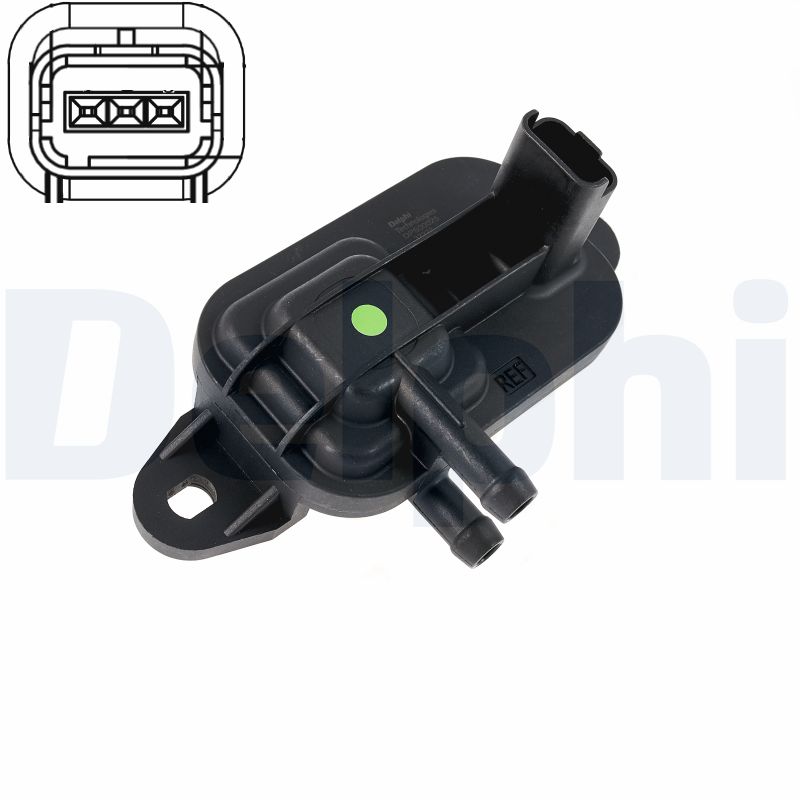 DELPHI Sensor,udstødningstryk dps0002512b1 for FIAT IVECO CITROËN
