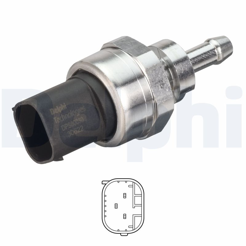DELPHI Sensor,udstødningstryk dps0003012b1 for OPEL VAUXHALL INFINITI RENAULT DACIA