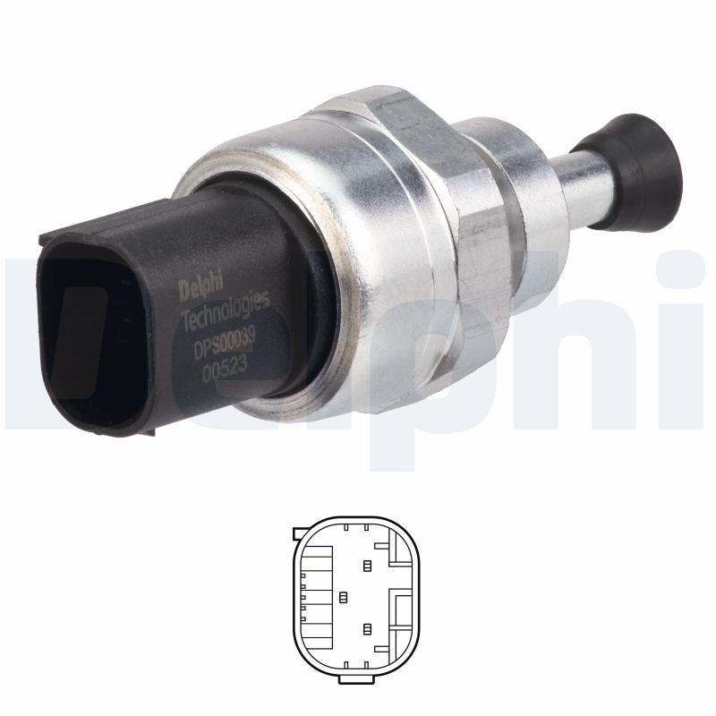 DELPHI Sensor,udstødningstryk dps0003912b1 for MERCEDES-BENZ NISSAN