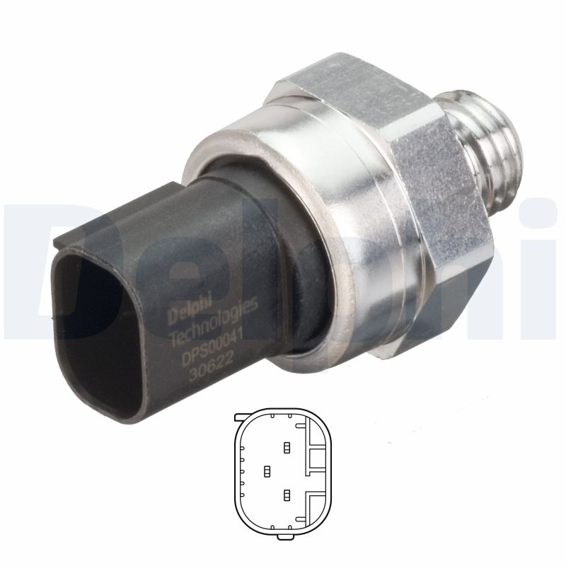 DELPHI Sensor,udstødningstryk dps0004112b1 for MERCEDES-BENZ