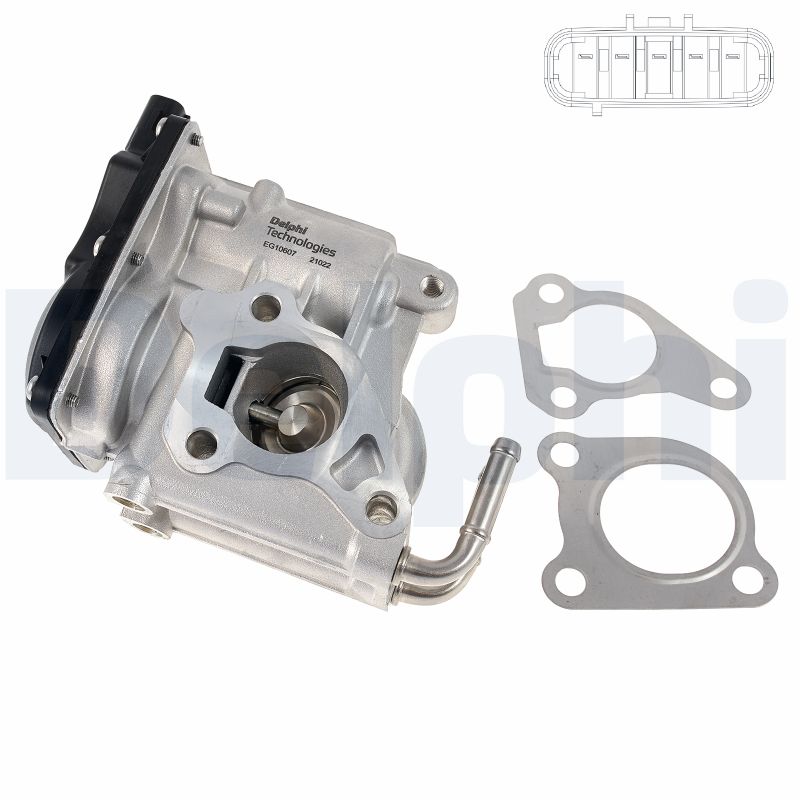 DELPHI EGR-ventil eg1060712b1 for TOYOTA