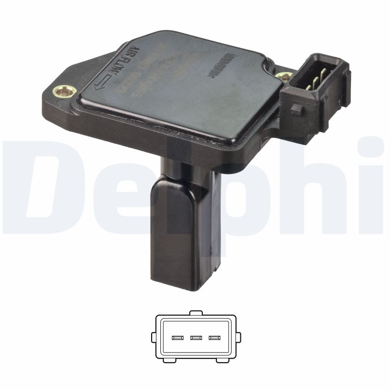 DELPHI Luftmængdesensor AF10491-12B1 for VW