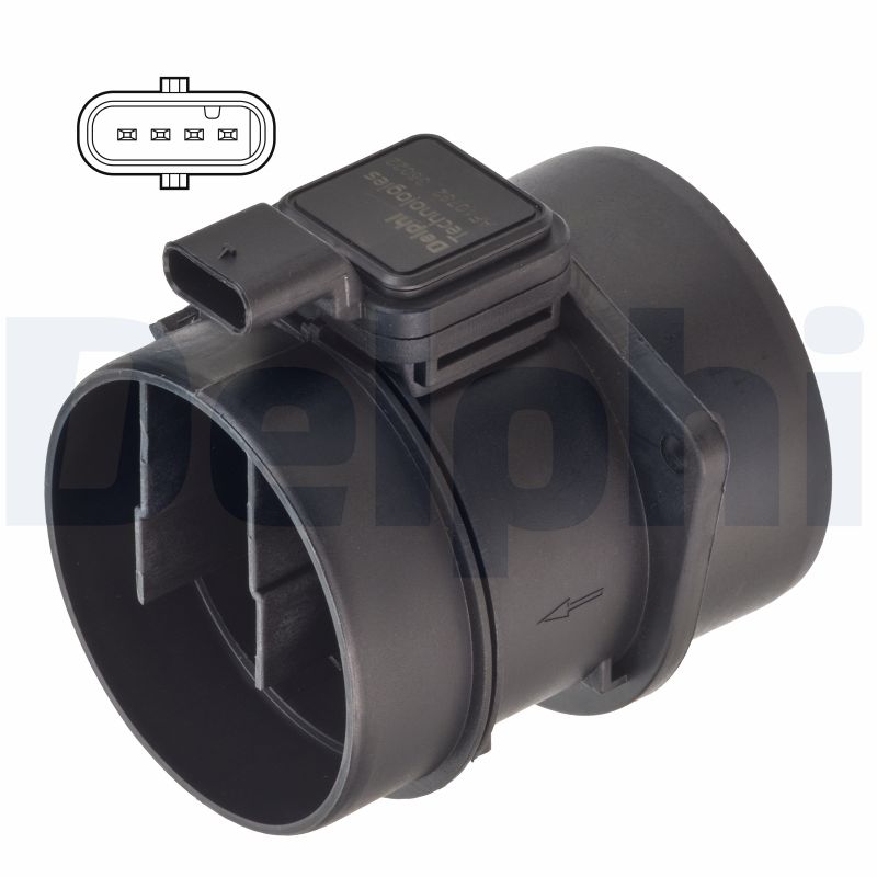 DELPHI Luftmængdesensor AF10732-12B1 for MERCEDES-BENZ